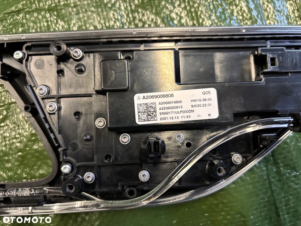 Mercedes C Klasa W206 panel regulacji fotela prawy lewy przód A2069004908 A2069006808 - 6