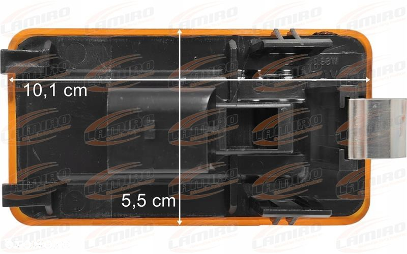 SCANIA R 4 , 5 , 6 LAMPKA OBRYSOWA POMARAŃCZOWA DIODOWA - 2