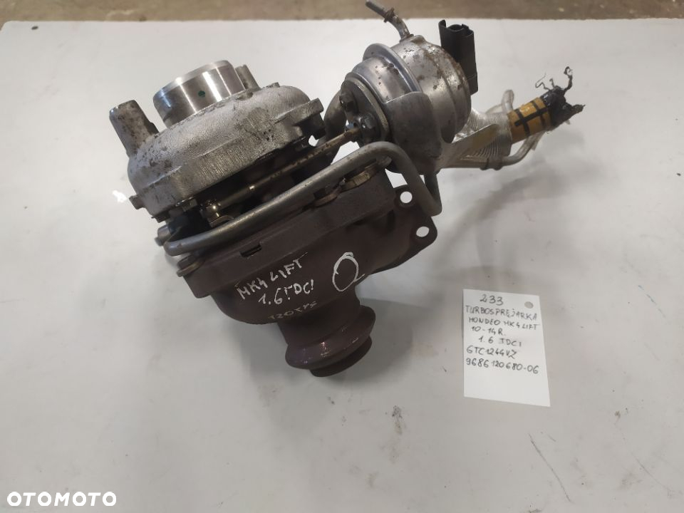 TURBOSPRĘŻARKA MONDEO MK4 LIFT 1.6 TDCI 9686120680-06 - 2