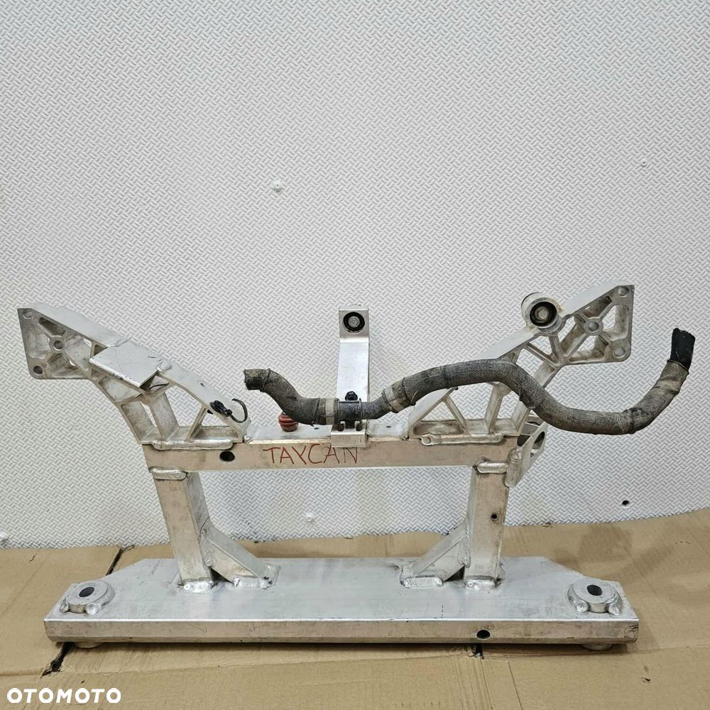 porsche taycan 9j1 sanki wózek przód przedni rama pomocnicza - 4
