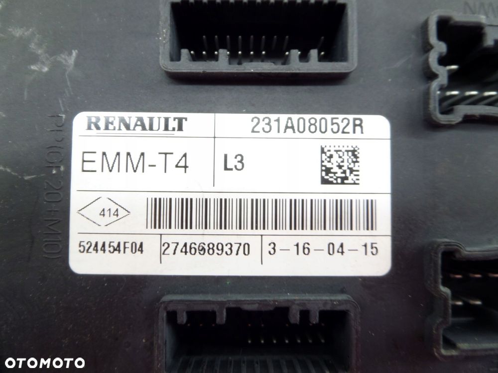 renault trafic iii moduł sterownik emm 2016r 231a08052r - 2