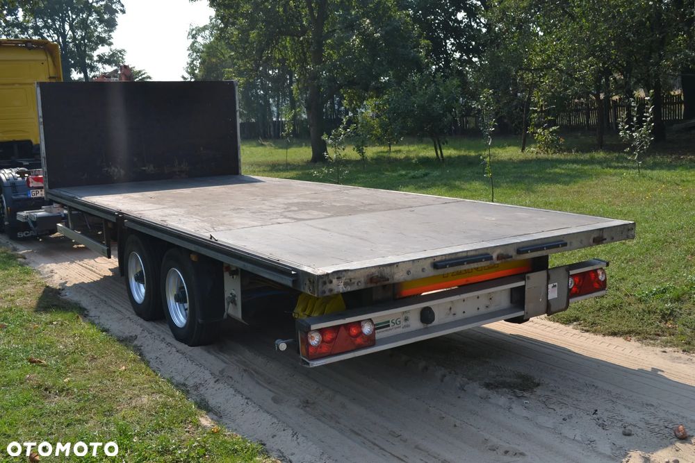 Dinkel TANDEM PLATFORMA ORYGINALNY GÓRNY ZACZEP dł. 6,2 m ładowność 15 400 kg