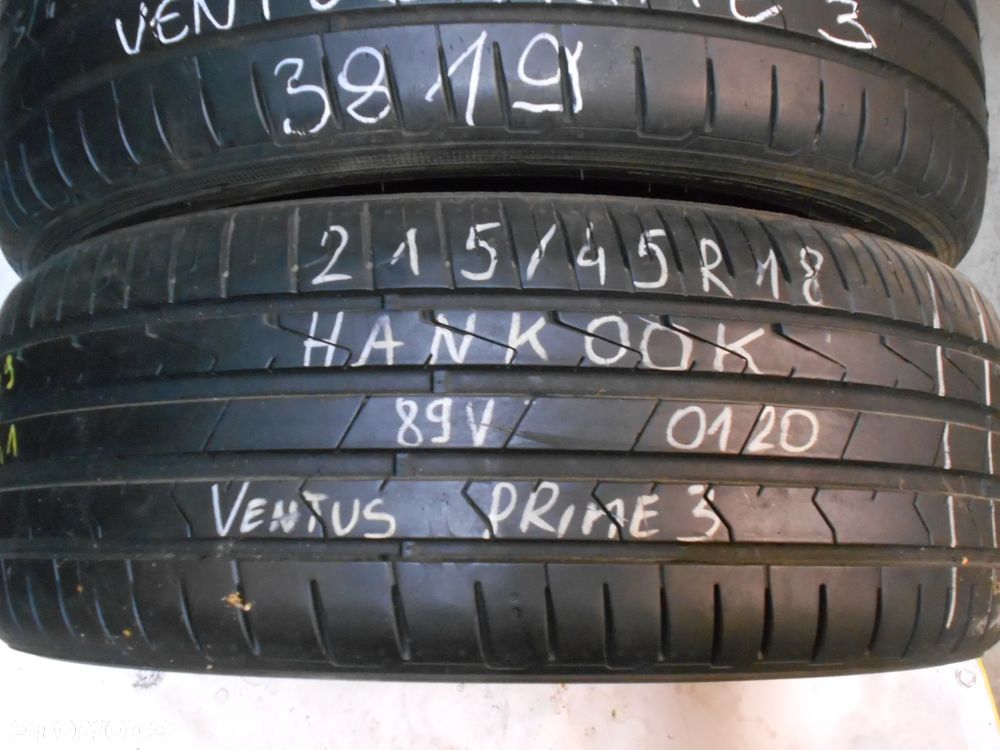 OPONY 215/45R18 HANKOOK VENTUS PRIME 3 DOT 0120 / 3819  7.4MM - 3