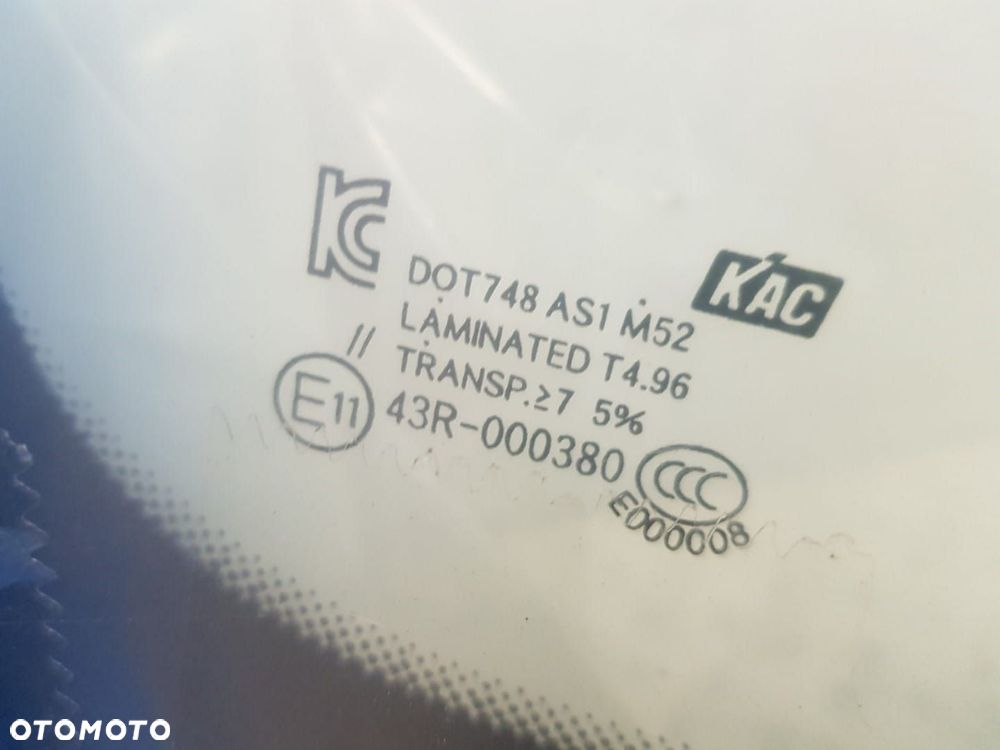 NOWA ORYGINALNA SZYBA PRZEDNIA CZOŁOWA HYUNDAI ELANTRA 2000-2006 861102D000 ZIELONA NIEBIESKI PASEK - 3