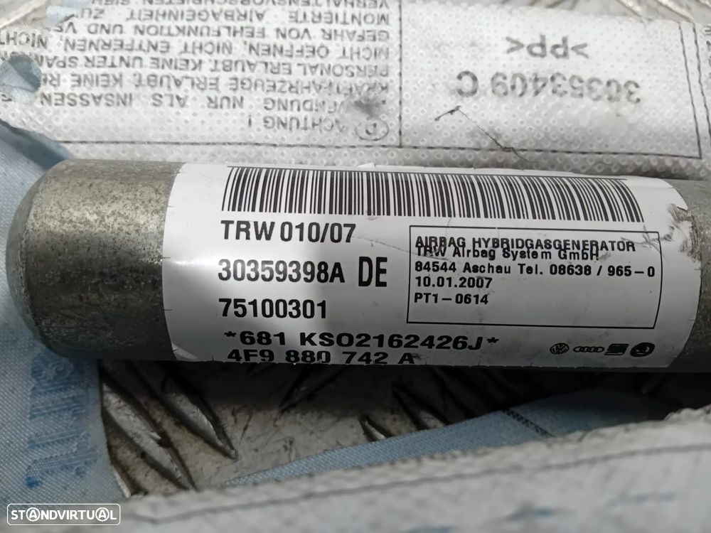 Cortina Cortinas de Airbag Audi A6 C6 75100301 75100401 Original - 4