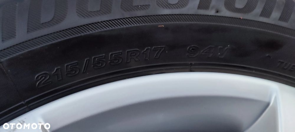 Opony Zimowe Bridgestone Blizzak LM001 215/55/17 94V 2x7mm 2021r Bdb Para AO - Homologacja Audi - 9