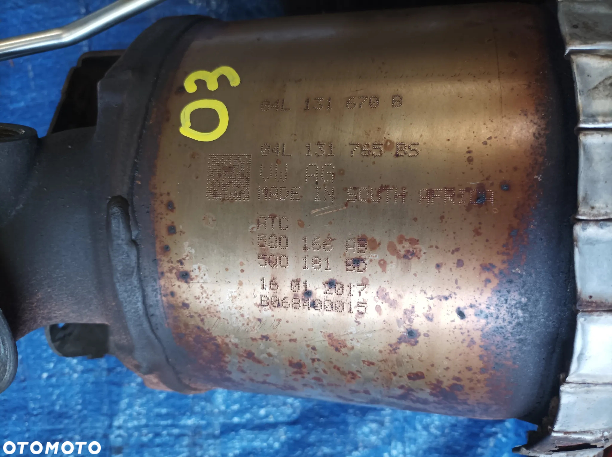 Skoda Octavia III katalizator DPF 1,6 TDI 04L131670B - 4