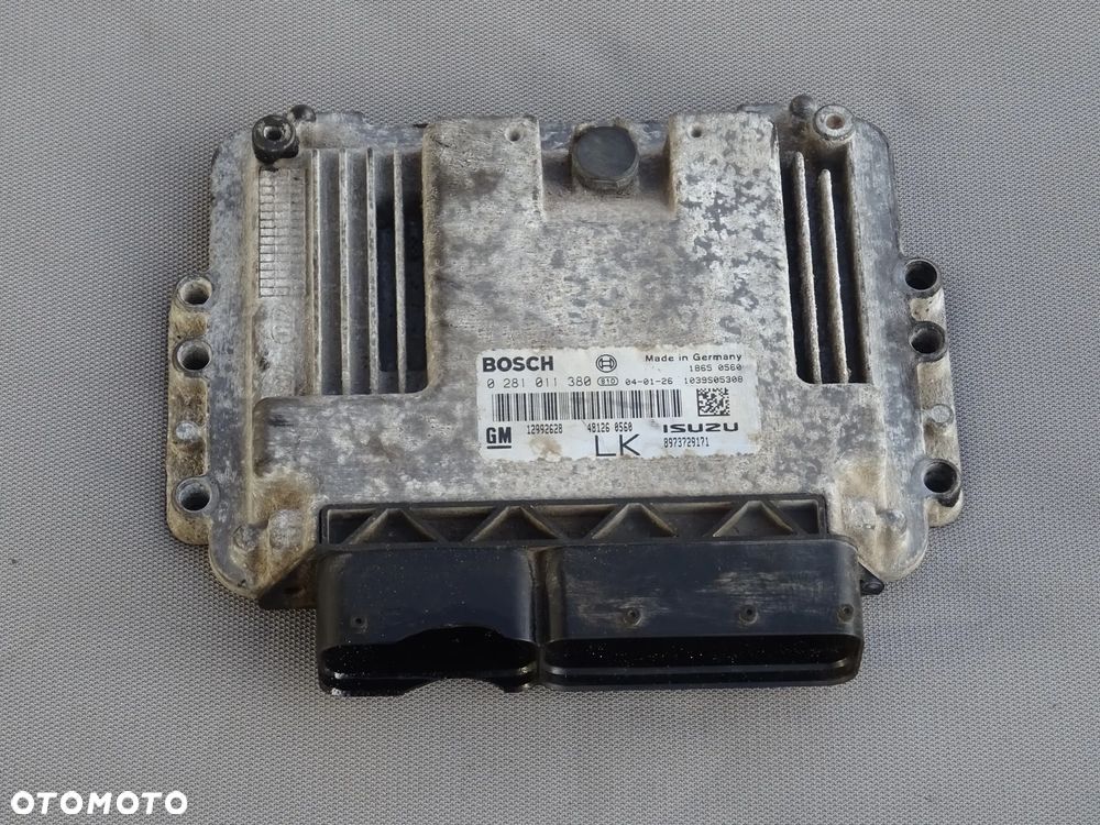 KOMPUTER STEROWNIK SILNIKA 1,7 CDTI OPEL ASTRA H ZAFIRA B EDC16C9 + KOD PIN - 2