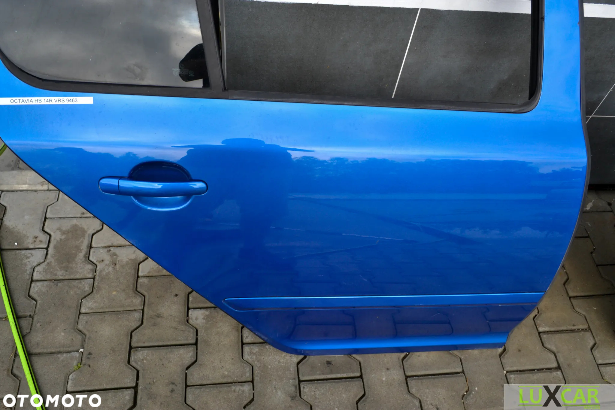 SKODA OCTAVIA II 2 VRS 5D HB DRZWI PRAWE TYŁ TYLNE NIEBIESKIE 9463 GORLICE RZ4/83 - 4