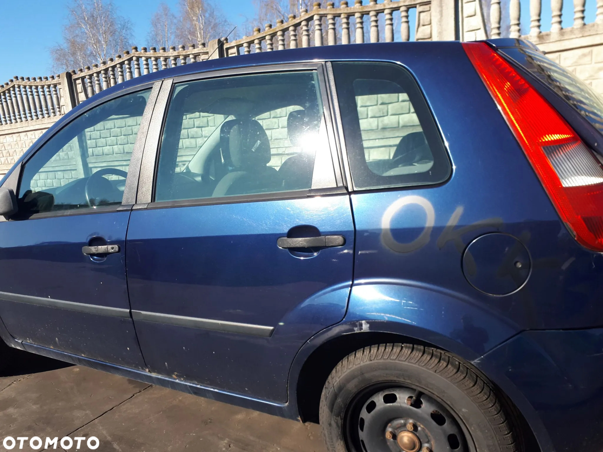 FORD FIESTA MK5 MK6 02-05 1.4 16V ZDERZAK TYŁ TYLNY W3 - 7