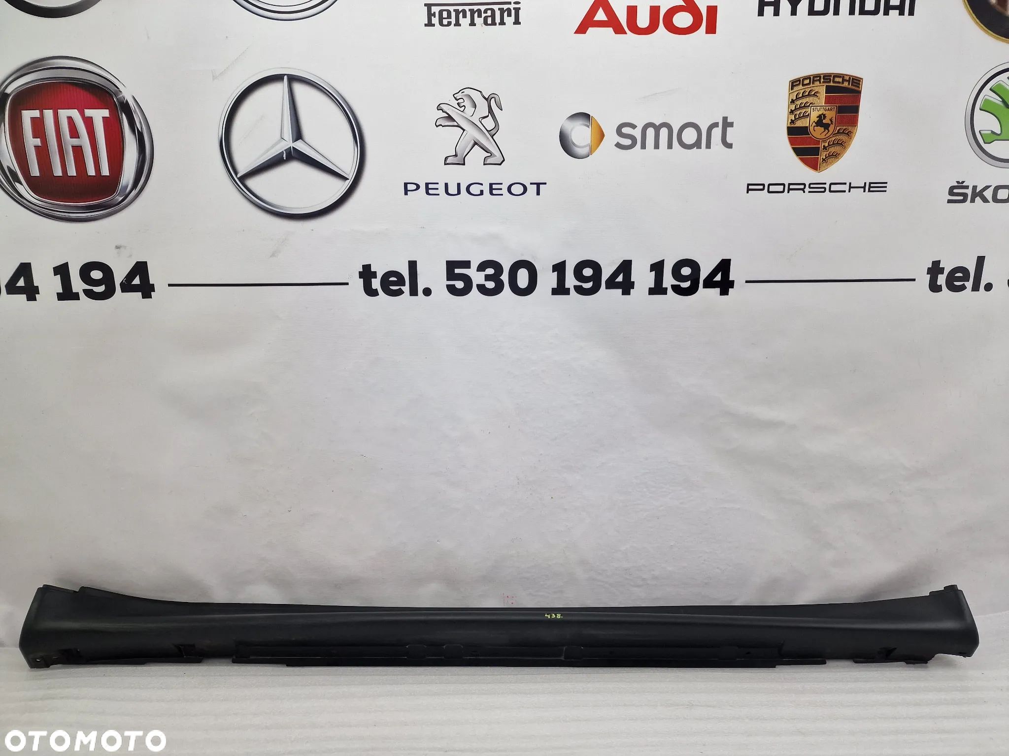 NISSAN JUKE 10-19 PRAWA LISTWA PROGOWA / NAKŁADKA PROGU , NR 768501KA6A , NR AUKCJI PR438 - 1
