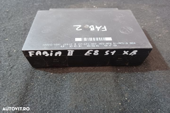 Calculator confort 5J0959433A 5J0959433A Skoda Fabia 5J [facelift] [2 - 3
