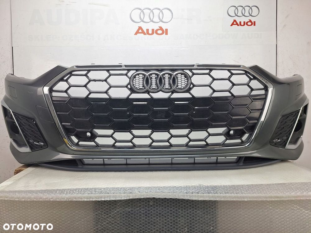 ZDERZAK AUDI A5 S-LINE 8W6 8W 8W0 B9 2020-2024 PO LIFTINGU LIFCIE CHROM OE - 1