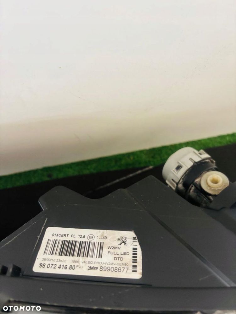 LAMPA PRAWA REFLERTOR PRAWY PEUGEOT 508 FACE LIFT FULL LED TECHNOLOGY EU - 5