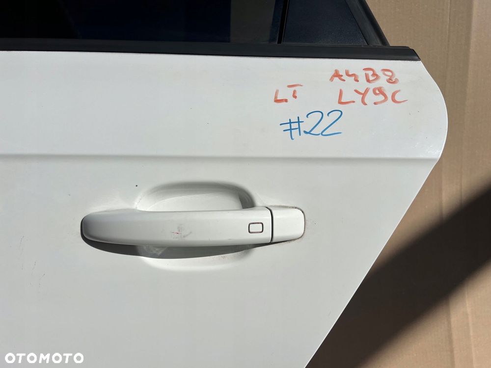 audi a4 b8 sedan drzwi lewe tylne lewy tył ly9c - 4