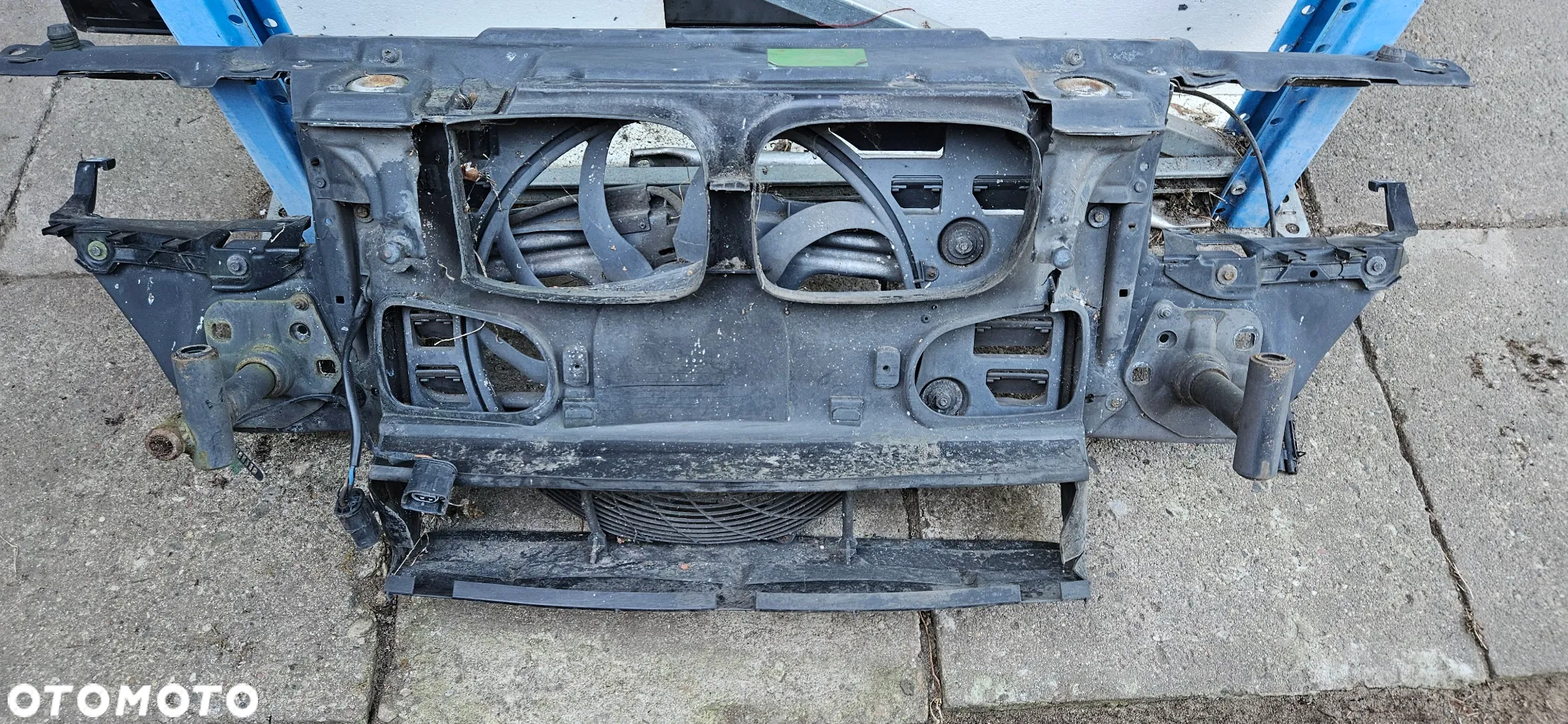 BMW 5 E39 Kanał powietrza przedni Osłona pasa Kierownica powietrza Pas przedni Wzmocnienie czołowe - 3