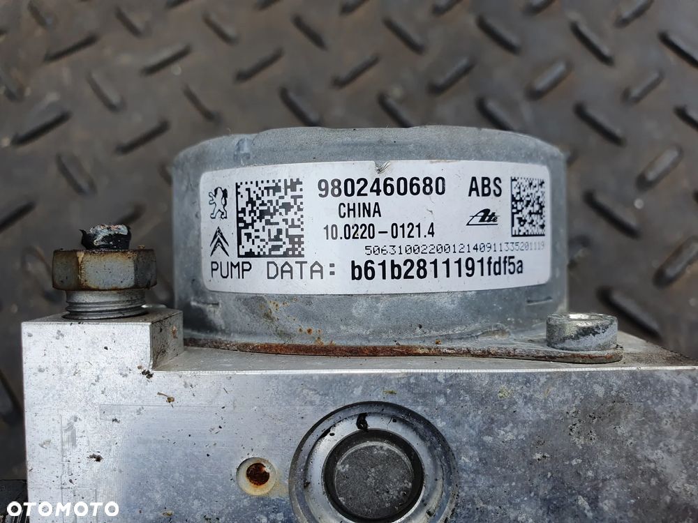 PEUGEOT CITROEN POMPA STEROWNIK ABS 9802460680 C3 II C3 PICASSO DS3 PEUGEOT 208 - 2