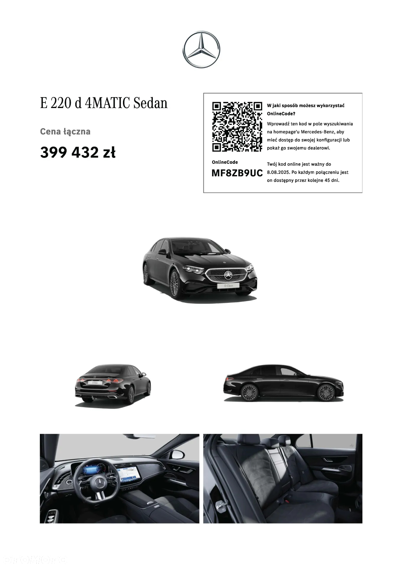 Mercedes-Benz Klasa E 220 d 4-Matic AMG/Avantgarde - 28
