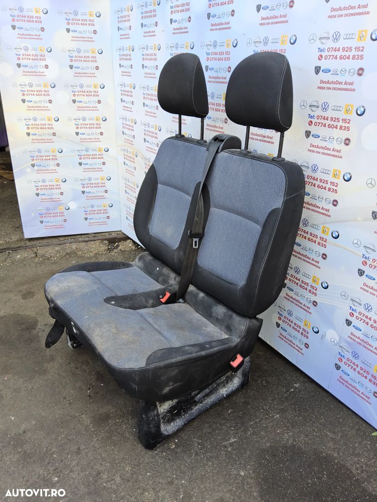 Bancheta Renault Trafic 2014-2020 Opel Vivaro Nissan nv300 Bancheta dubla fata Trafic 3 - 4
