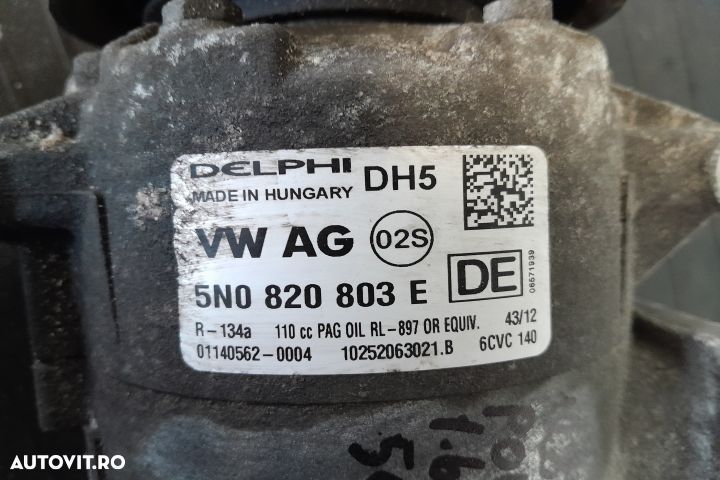 Compresor AC 5N0820803E 5N0820803E Volkswagen VW Polo 5 6R [2009 - 20 - 5