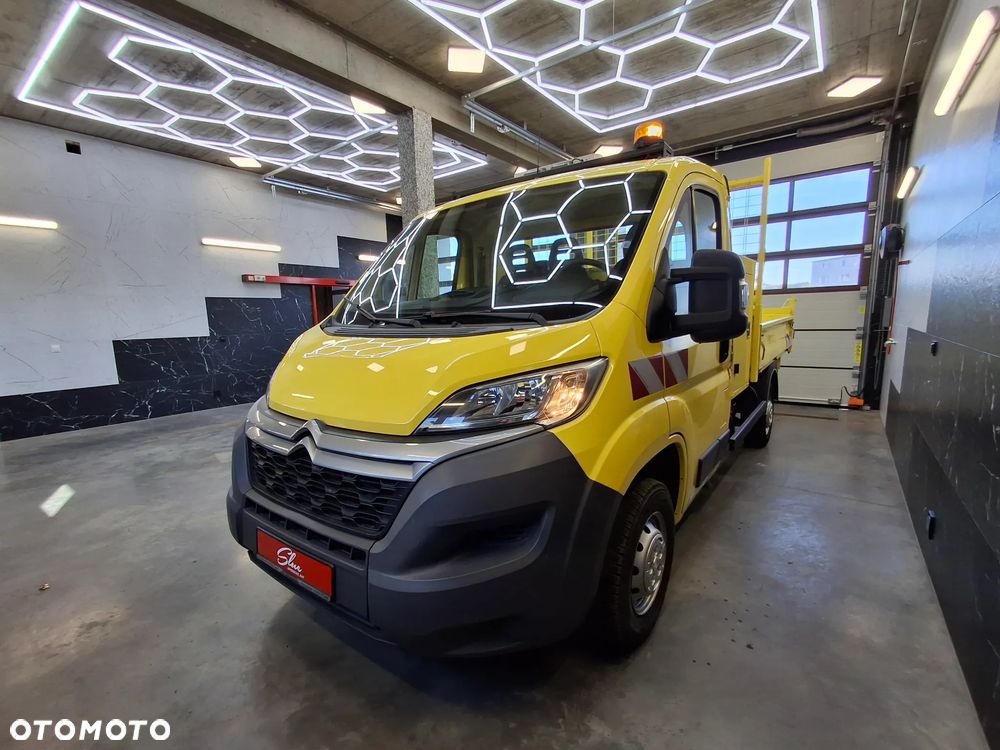 Citroën Jumper Wywrotka Kipper Hak Skrzynia Narzędziowa Za Kabiną Wersja Lift Oświetlenie Ostrzegawcze Służba Drogowa Tempomat - 6