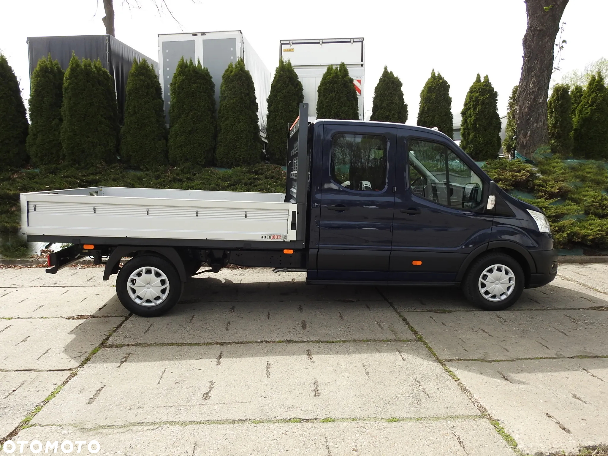 Ford TRANSIT SKRZYNIA PODWÓJNA KABINA DOKA 7 MIEJSC TEMPOMAT KLIMATYZACJA LEDY 130KM [ L06334 ] - 8