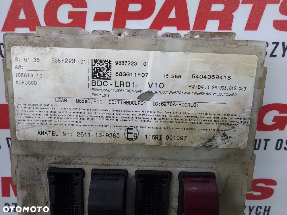 moduł komfortu bdc bmw x1 f48 x2 f39 9387223 - 2
