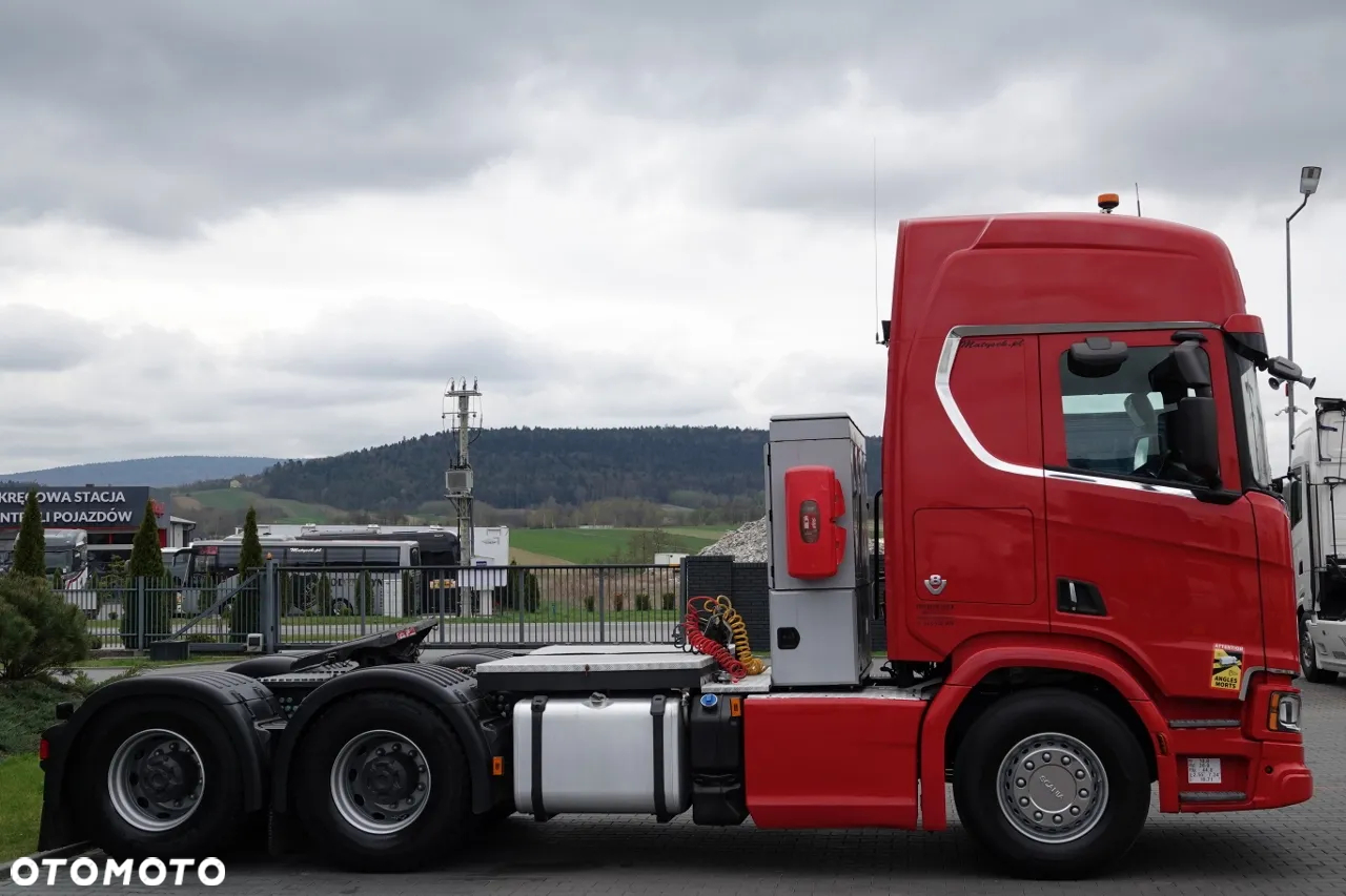 Scania R 580 / V8 / 6x4 / DMC: 150.000 KG / KLIMA POSTOJOWA / 3 OSIOWY CIĄGNIK SIODŁOWY - 8