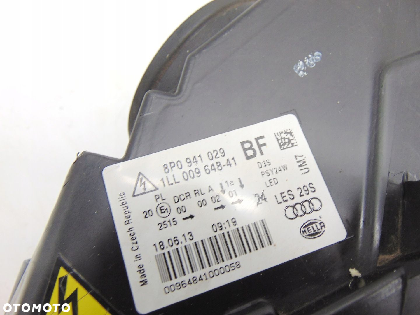 LAMPA LEWY PRZÓD PRZEDNIA XENON AUDI A3 8P LIFT 08-12r 8P0941029 - 5