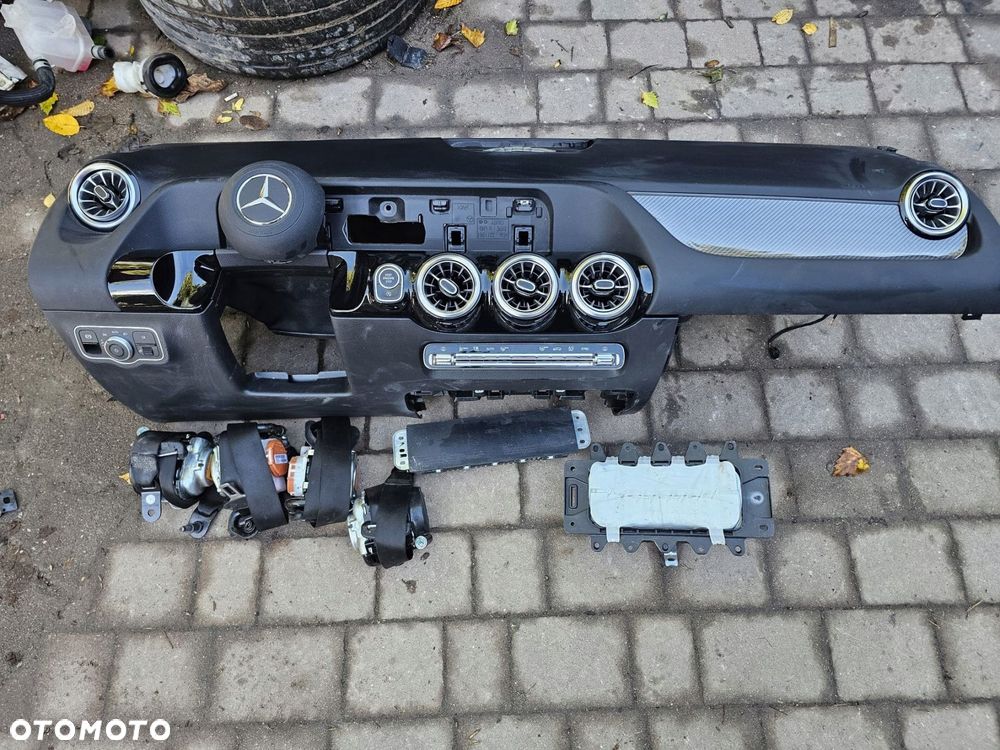 konsola airbag pasy komplet mercedes gla 247 pakiet amg - 1