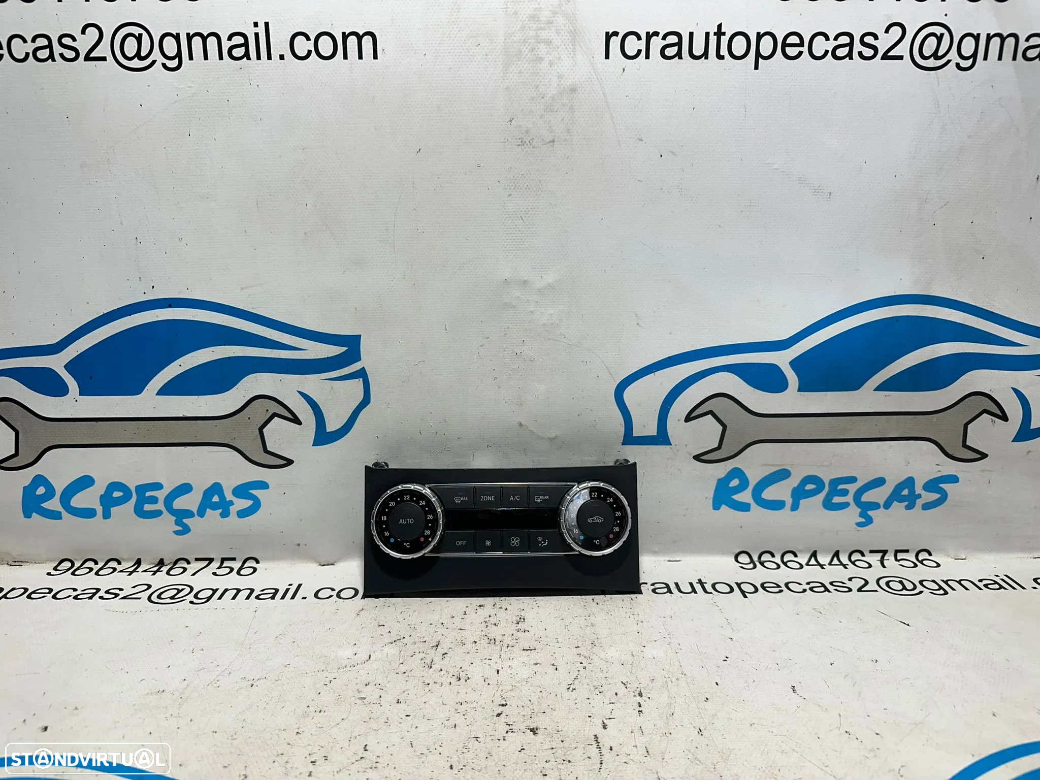 .Display Sofagem Climatronic Digital AC Ar Condicionado Mercedes Benz Classe C W204 2008 - 2015 - 2