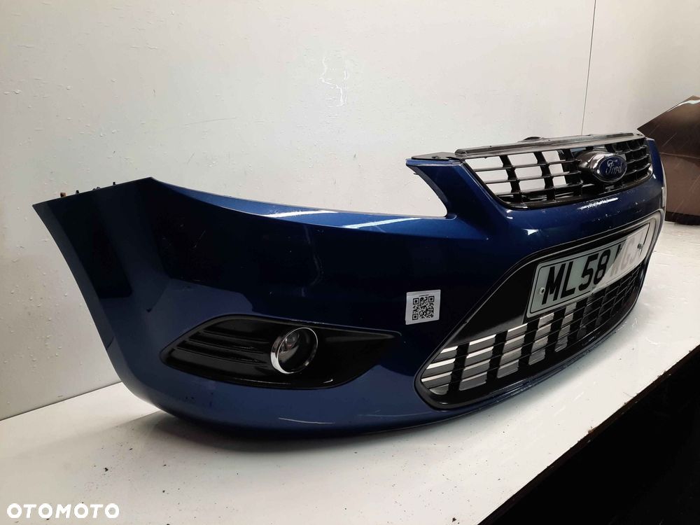 } ZDERZAK PRZÓD PRZEDNI FORD FOCUS MK.2 2 II LIFT FL 36 NIEBIESKI HALOGENY - 5