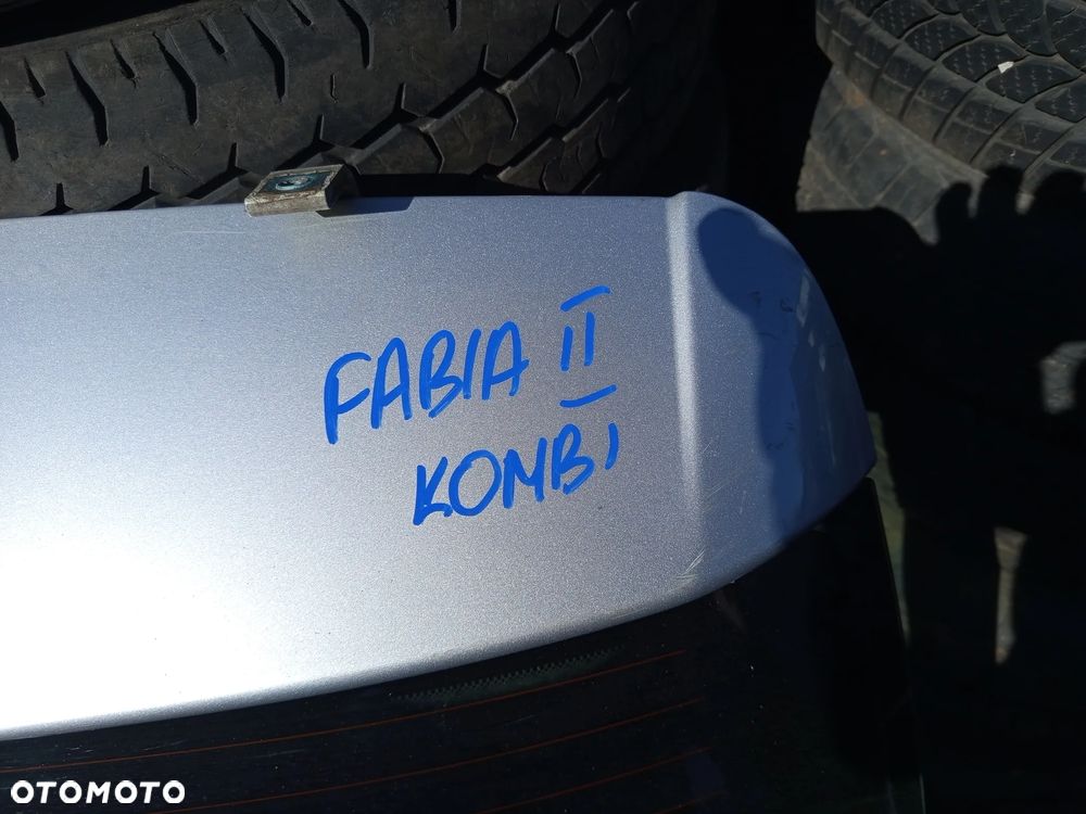 KLAPA BAGAŻNIKA SKODA FABIA II KOMBI KOD KOLORU LF9R SILNICZEK WYCIERACZKI ZAMEK BLENDA - 7