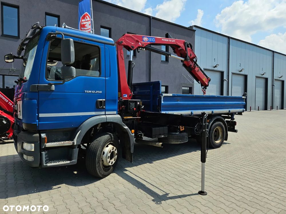 MAN TGM BL 4x2 HDS HMF 810-K1 MCS + nowy żuraw kran crane - 6