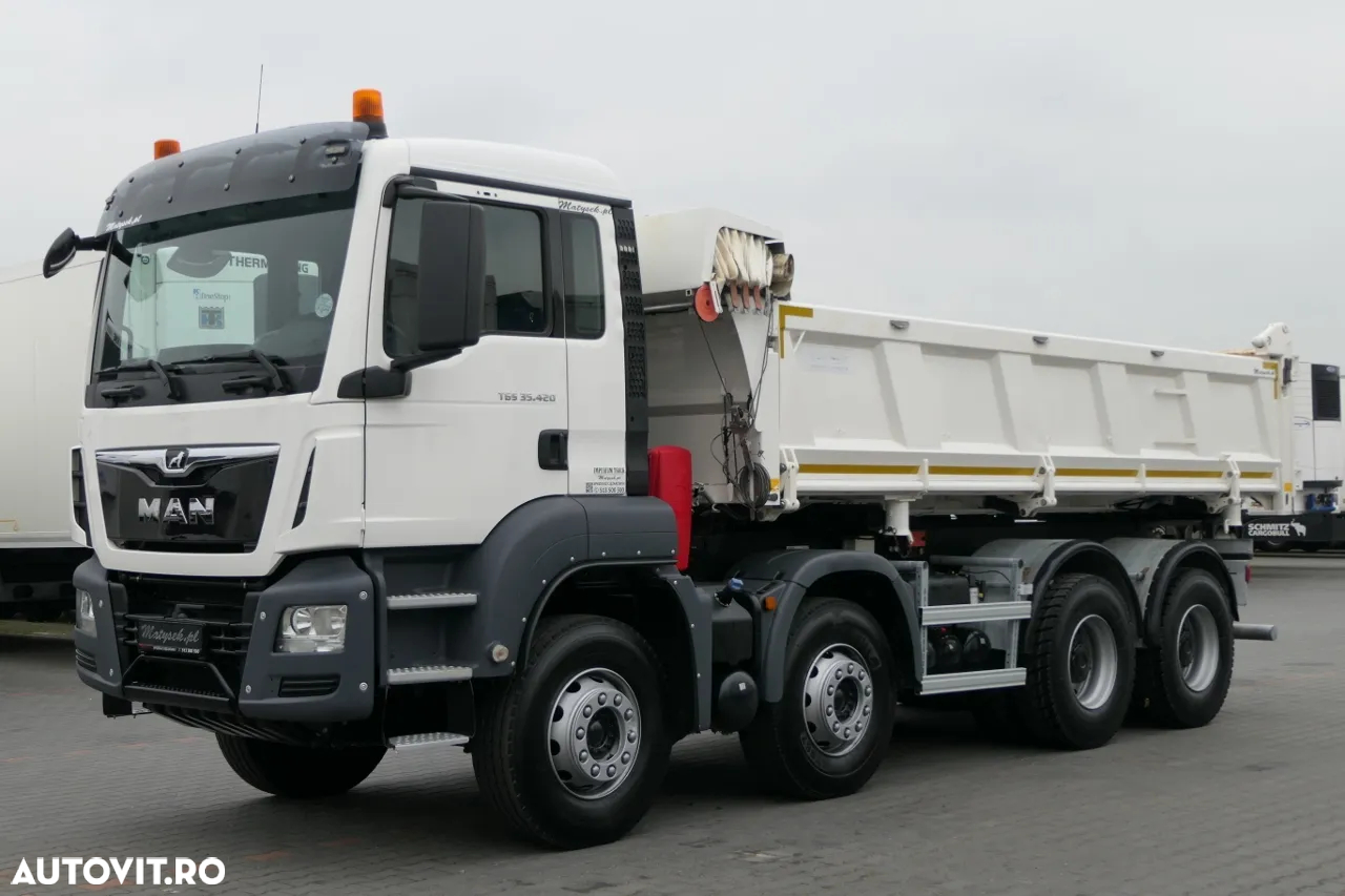MAN TGS 35.420 / 8x4 / BASCULANTE / HYDROBOARD / EURO 6 / 2018 - 13