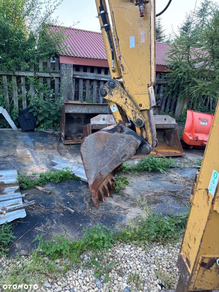 Caterpillar CAT 428D 2005r 4x4 koparko ładowarka teleskop widły rekin - 28