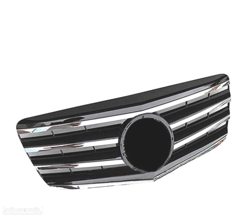 PARRILLA MERCEDES CLASSE E W211 06-09 CROMADO PRETO - 2