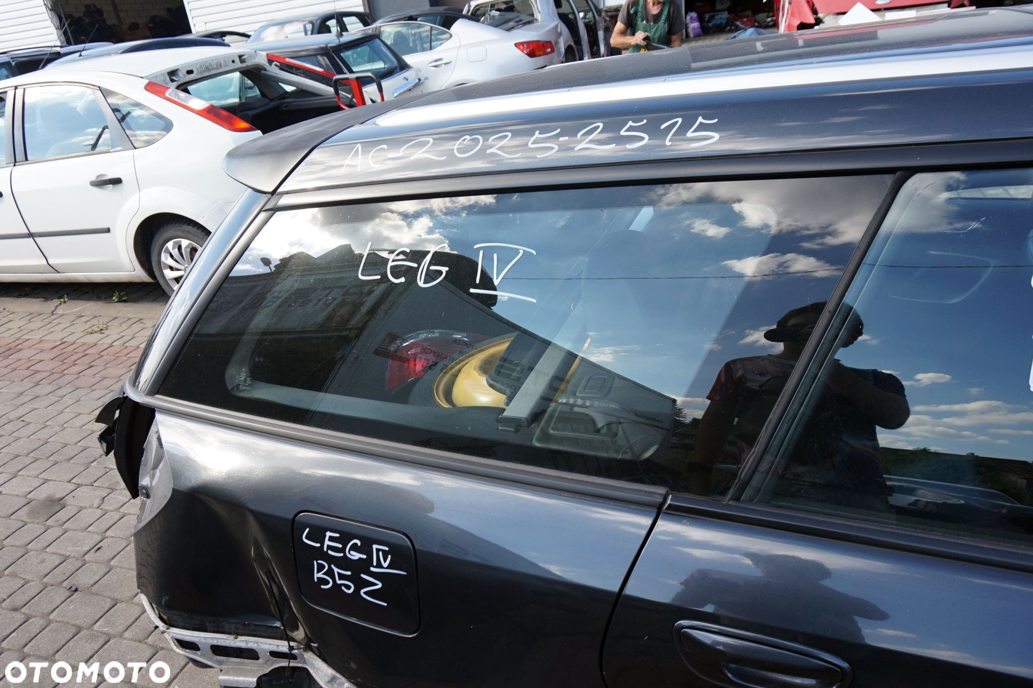 SZYBA KAROSERYJNA TYLNA PRAWA BOCZNA LEGACY IV BP LIFT KOMBI 65210AG200 SUBARU 2006-2009 - 3