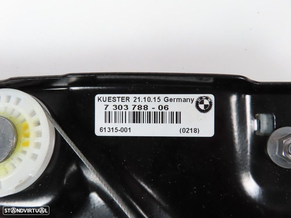 Elevador da Porta Direito/Trás Usado / Original BMW 6 Convertible (F12) 51377223... - 3