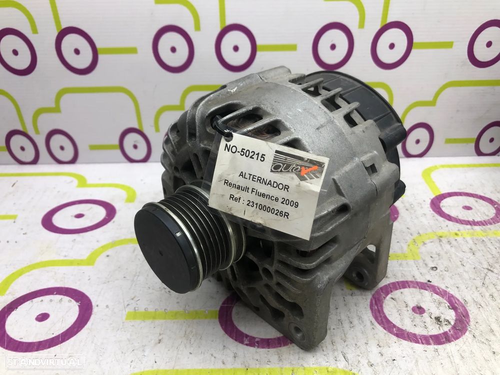 Alternador Renault Fluence 1.5 Dci de 2009 Ref - 231000026R NO-50125 - 1