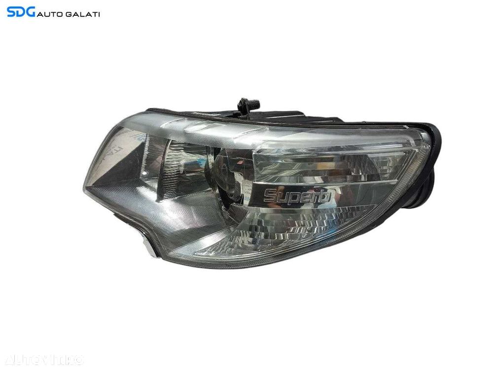 Far Stanga Xenon Skoda Superb 2 2008 - 2015 Cod 3T2941017E 5DV009000-00 7L6941329B (Ureche Laterala si Inferioara Lipsa) [L7040] - 4