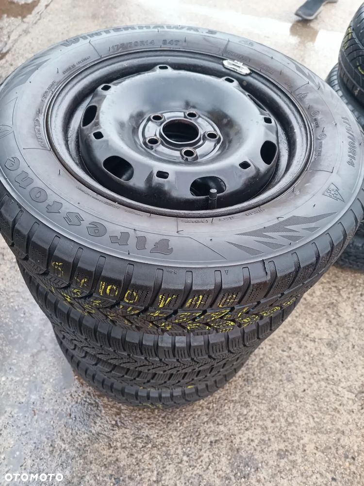 5x100 Felgi Stalowe Stal 14 Koła Zimowe Zima SKODA FABIA PRAKTIK ROOMSTER RAPID SEAT IBIZA CORDOBA TOLEDO IV 4 VW FOX POLO Legnica ALU-RAD 175/70 6,5mm - 2