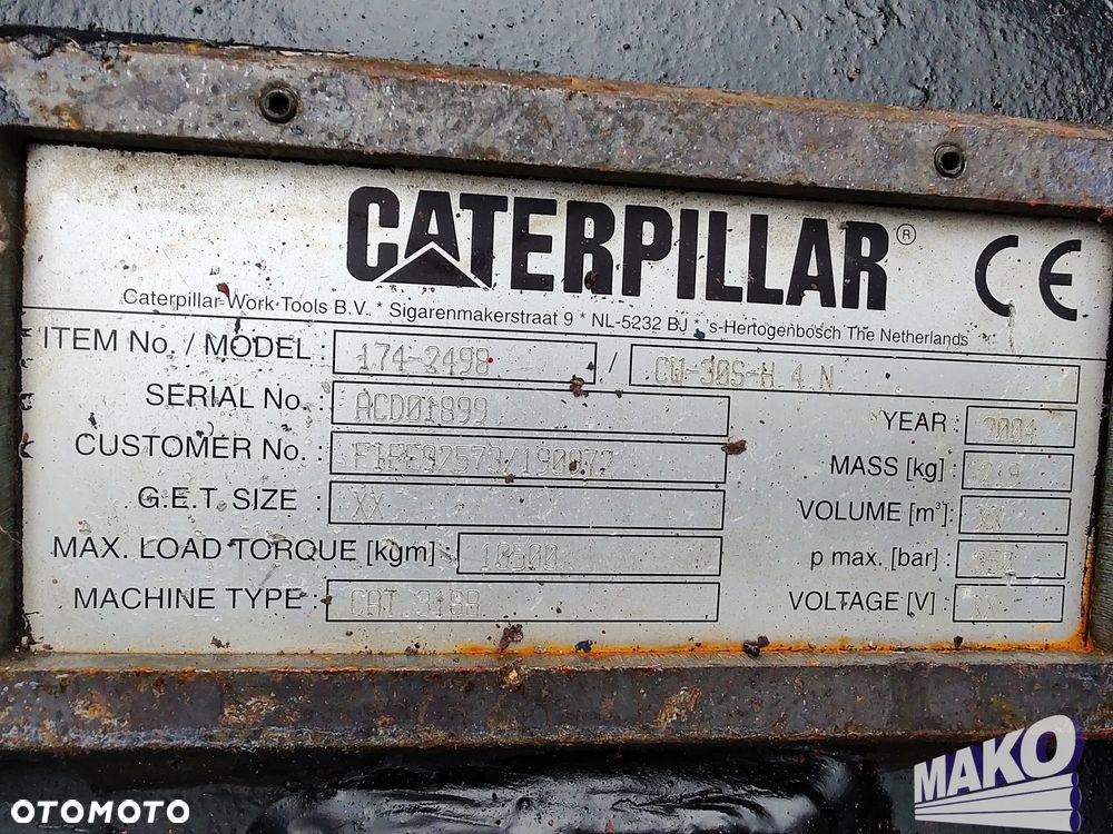 Szybkozłącze hydrauliczne CAT Verachtert CW30S CW40S CW20S - 4
