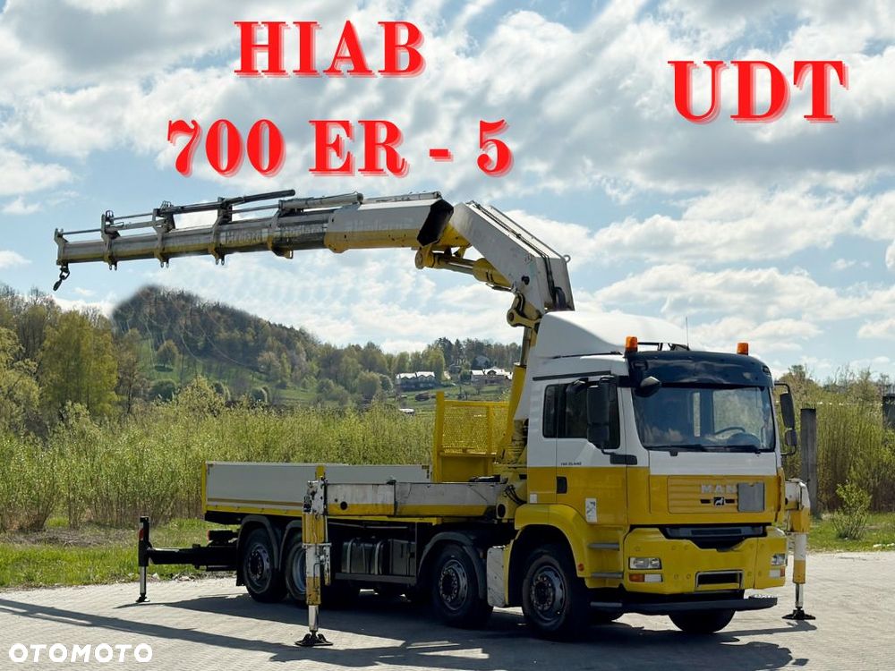 MAN TGA 35.440 * HIAB 700 ER - 5 + PILOT * 8x2 * STAN BDB - 1