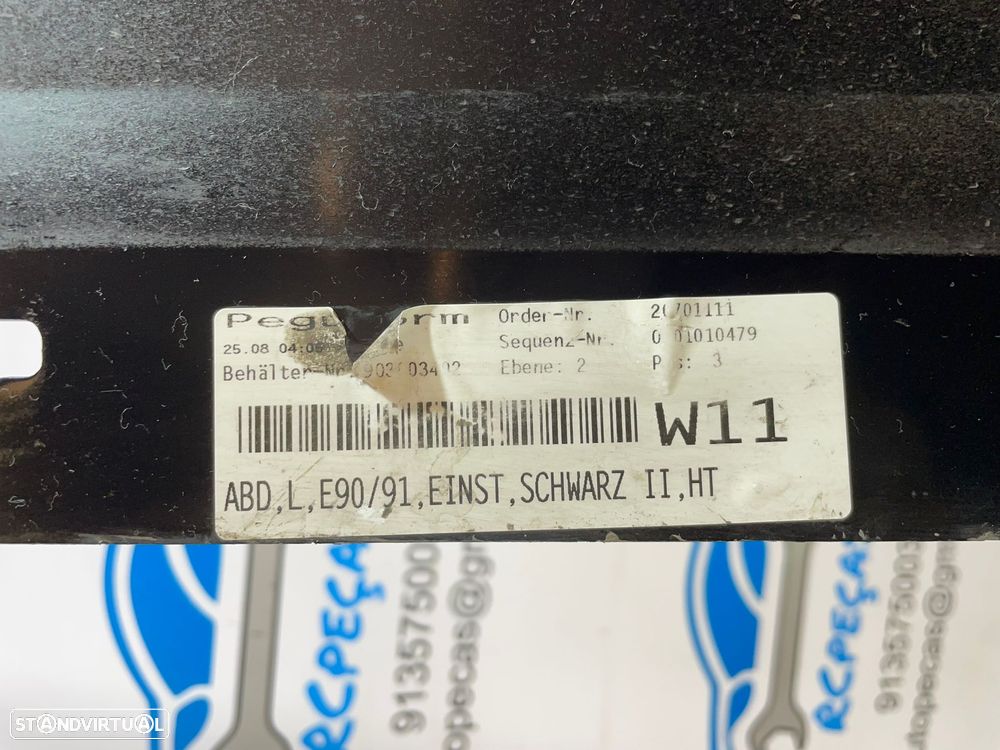 EMBALADEIRA EMBALADEIRAS ESQUERDA BMW SERIE 3 E90 E91 51777202651 7202651 7062297 SAIA SAIAS LATERAL LATERAIS - 8