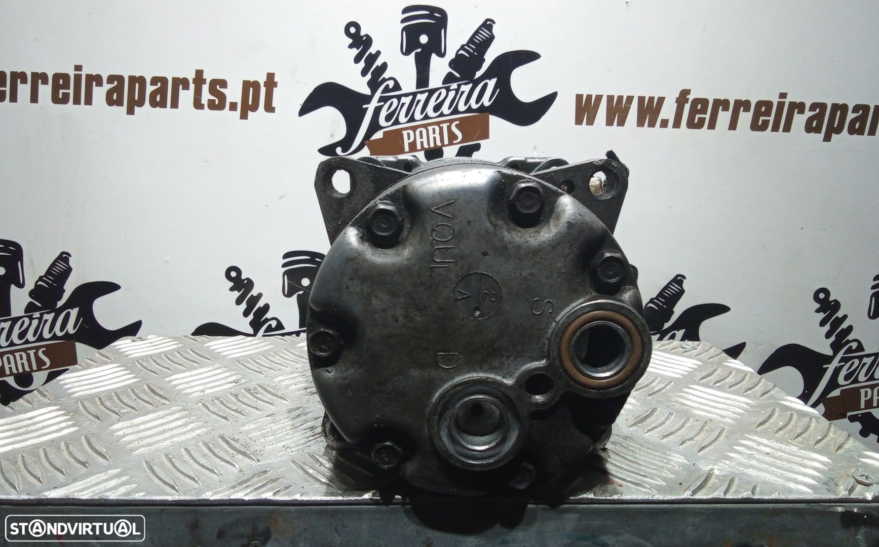 Compressor de ar condicionado Peugeot 206 2.0 HDI REF: SD7V16 - 2
