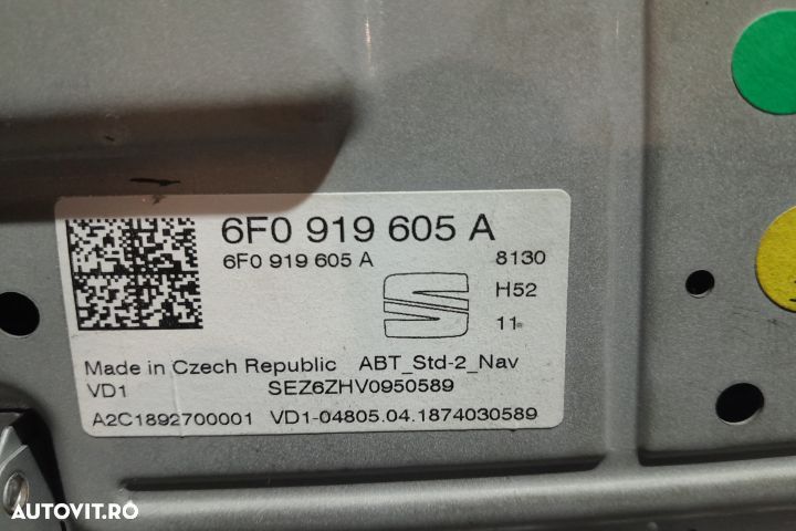 Display navigatie 6F0919605A 6F0919605A Seat Ibiza 5 KJ [2017 - 2021] - 3