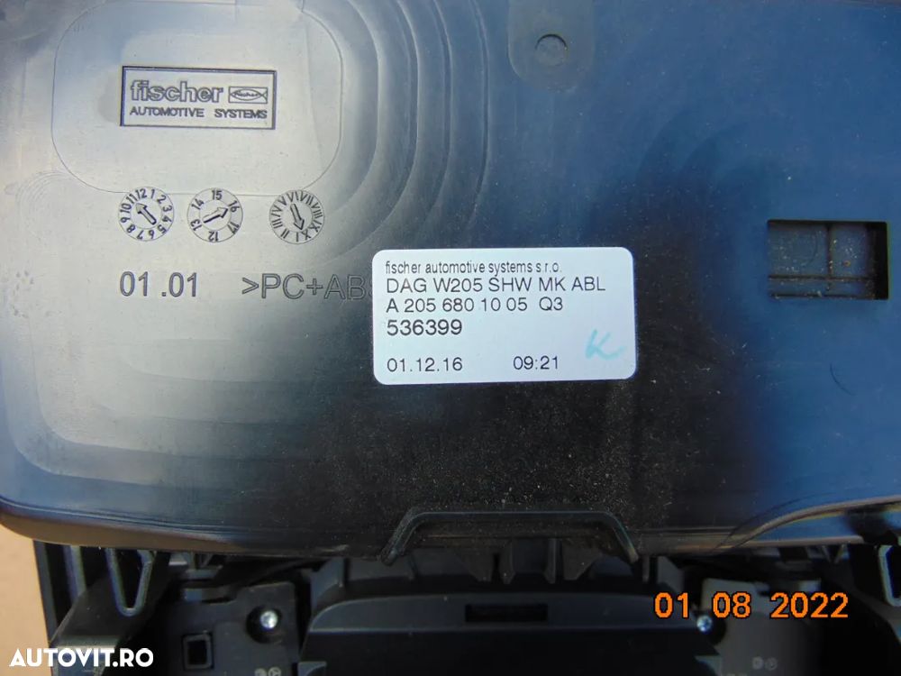 Suport pahare Mercedes C Class w205 scrumiera - 3