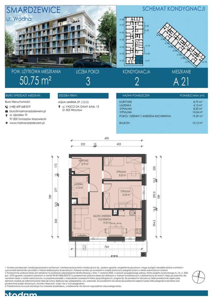 3-pokojowe mieszkanie 50m2 + balkon Bezpośrednio - Pełny obrazek: 2/5