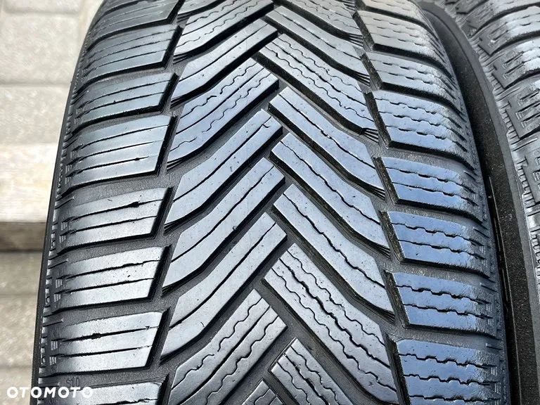 DWIE ZIMOWE OPONY MICHELIN 205/55 R16 91H  7 MM BIEŻNIKA 2018 ROK ZIMA - 2